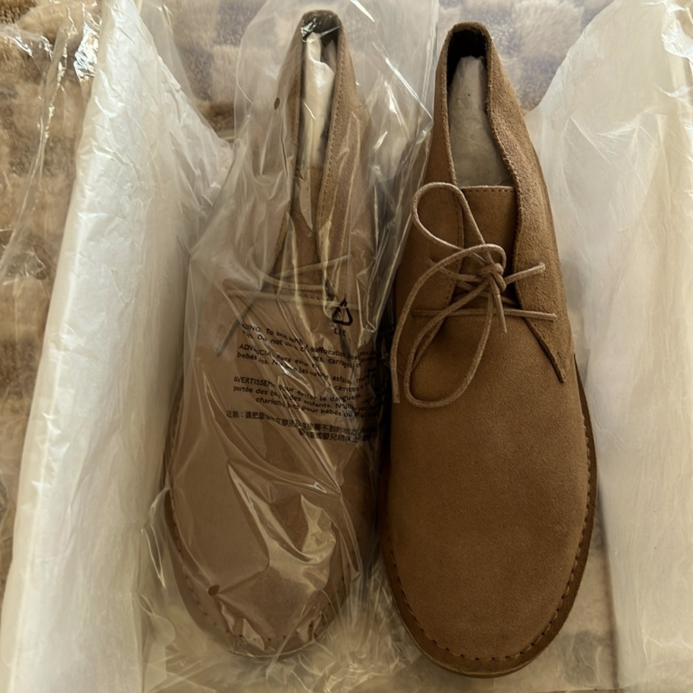 Brand new, never worn, the sole has not touched the floor